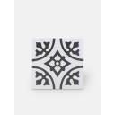 Carrelage imitation carreau ciment blanc 20 x 20 cm - BU0116001