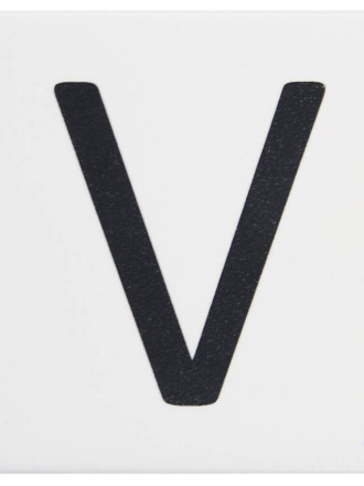 Scrabble-Fliese Buchstabe V 10 × 10 cm - LE0804022