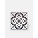 Carrelage imitation carreau ciment sol et mur blanc 20 x 20 cm - FL0115002