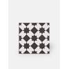 Fliese Rina - Muster 7 Schwarz für Boden und Wand - 15x15cm - CO9704027