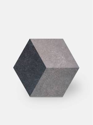 Carrelage Hexagonal Gres Cerame Gris Tr2405002