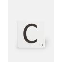 Carrelage scrabble lettre C 10 x 10 cm - LE0804003