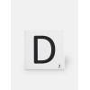 Kachel Scrabble Buchstabe D 10 x 10 cm - LE0804004