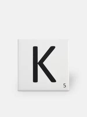 Carrelage scrabble lettre K 10 x 10 cm - LE0804011 