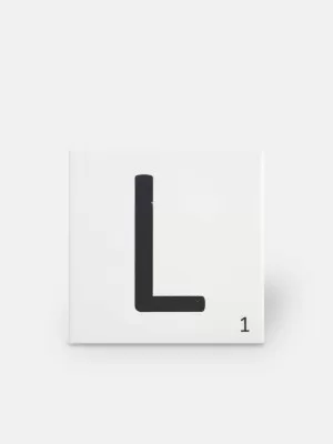 Carrelage scrabble lettre L 10 x 10 cm - LE0804012 