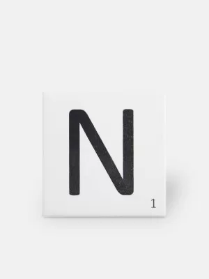 Carrelage scrabble lettre N 10 x 10 cm - LE0804014 