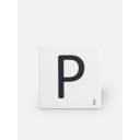 Carrelage scrabble lettre P 10 x 10 cm - LE0804016