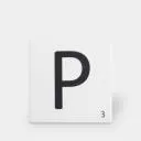 Scrabble-Fliese Buchstabe P 10 × 10 cm - LE0804016