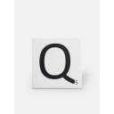 Carrelage scrabble lettre Q 10 x 10 cm - LE0804017