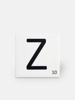 Carrelage scrabble lettre Z 10 x 10 cm - LE0804026 