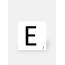 Fliese Scrabble Buchstabe E 10 x 10 cm - LE0804005