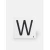 Kachel Scrabble Buchstabe W 10 x 10 cm - LE0804023