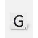 Carrelage scrabble lettre G 10 x 10 cm - LE0804007