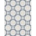 Carrelage imitation carreau de ciment décor gris et jaune - AR1144003
