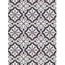 Carrelage imitation carreau ciment sol et mur blanc 20 x 20 cm - FL0115002