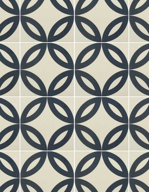 Zementfliesen-Imitat Boden und Wand 20 × 20 cm - NE0108022