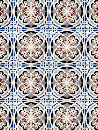 Zementfliesen-Imitat Boden und Wand 20 × 20 cm - VI0104015