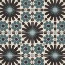 Azulejos style zellige à motifs géométriques 20x20 cm - ZE0114001