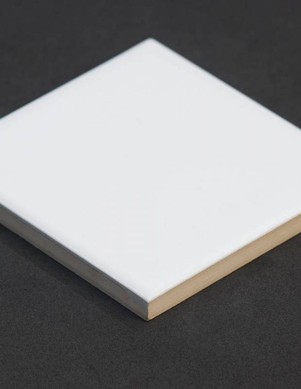 Scrabble-Fliese mattweiß 10 × 10 cm - LE0804027