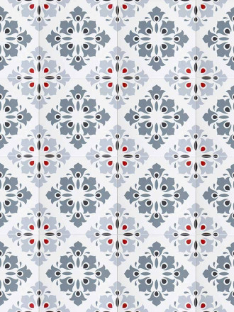 Carrelage flower gris MA20050009