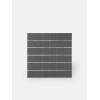 Mosaikfliese schwarzes Netz rutschfest 5x5 cm AB2204034