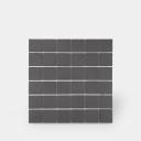 Carrelage mosaïque maille noire antidérapante 5x5 cm AB2204034