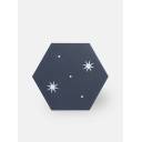 Carrelage hexagonal Etoile Bleue Nuit