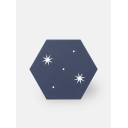 Carrelage hexagonal Etoile Bleue Nuit Antidérapant