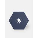 Carrelage hexagonal Etoile Bleue Nuit Antidérapant