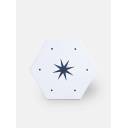 Carrelage hexagonal Etoile Blanche