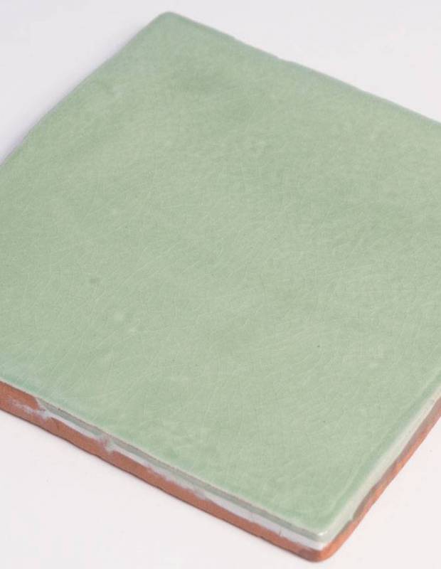 Wandfliese antik glänzend grün 10 × 10 cm - PR0809024