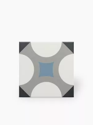 Fliese 15 × 15 cm matt nachtblau - RA9705002