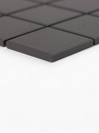 Carrelage mosaïque maille noire antidérapante 5x5 cm AB2204034