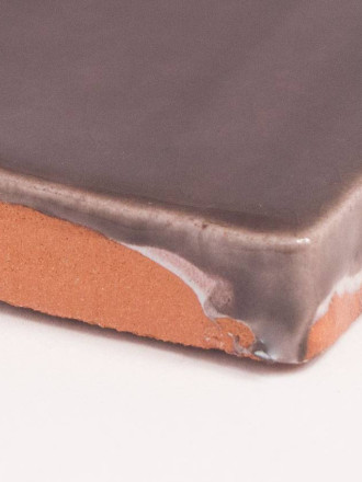 Carrelage craquelé marron chocolat style artisanal 10x10cm PR0809028