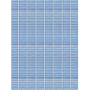 Zellij marineblau rechteckig 7,5 × 30 cm glänzende Emaille - NA9505004