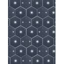 Carrelage hexagonal Etoile Bleue Nuit Antidérapant