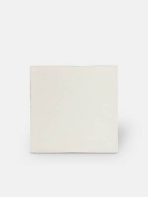 Zellij weiß matt handwerklicher Stil 12,5 × 12,5 cm - ZE5901001
