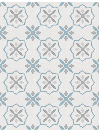 CARRELAGE EFFET CIMENT OUESSANT 1 22.3X22.3 CM - MA2303590