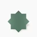 CARRELAGE POINCON VERT 13.6X13.6 - MA2303695