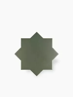 CARRELAGE POINCON KAKI 13.6X13.6 - MA2303697