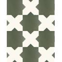 CARRELAGE POINCON KAKI 13.6X13.6 - MA2303697