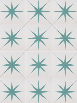 CARRELAGE STAR GREEN 20X20 CM - MA2303243