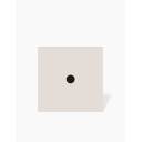 CABOCHON PUCE POINT NOIR FOND BLANC 4.6X4.6 CM - MA2303059