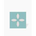 CABOCHON FLIESE BLAU UND GELB 4,6X4,6 CM - MA2303047