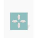 CABOCHON PUCE VERT ET BLANC 4.6X4.6 CM - MA2303049
