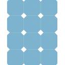UNI POUR CABOCHON BLEU 20X20 CM - MA2303065