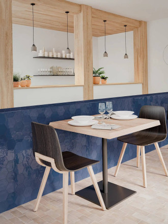 CARRELAGE ALVEOLE MARINE 10.8X12.4 CM - MA2303721