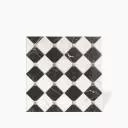 CARRELAGE DAMIER EFFET MARBRE 44X44 CM- MA2303180