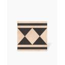 CARRELAGE DAMIER 14 22.5x22.5 CM- MA2303202
