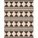 CARRELAGE DAMIER 8 22.5x22.5 CM- MA2303196